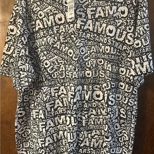 Famous Stars & Straps Black and White Short Sleeve Tee